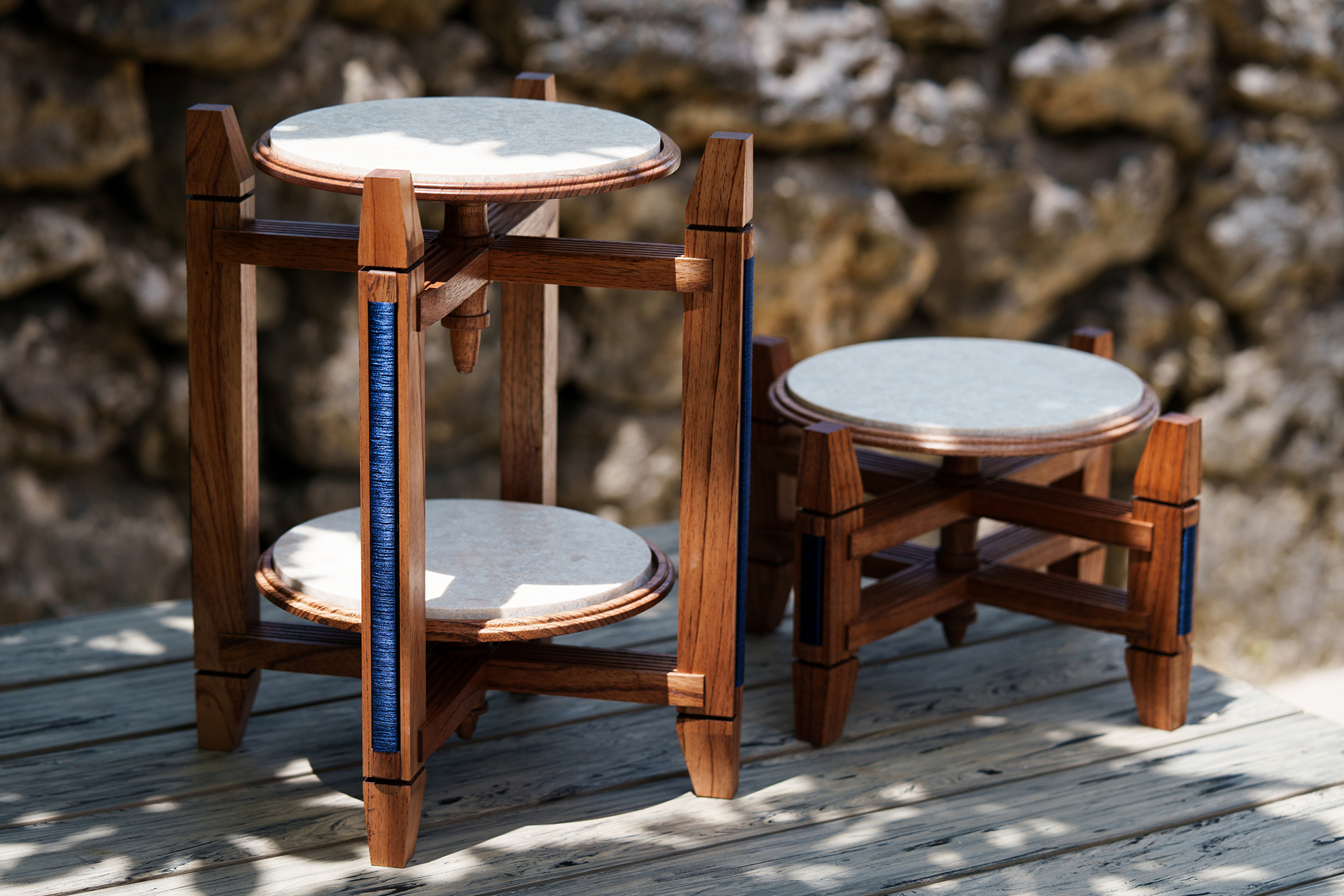 竹富島を表わしているティースタンド