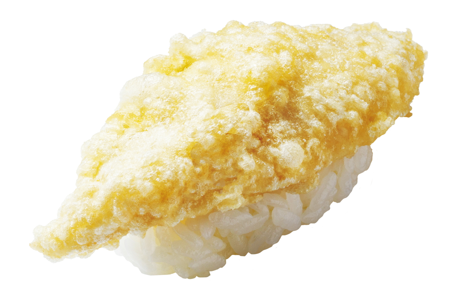 「北海道水揚げ ほっけの天ぷら握り」（110円）