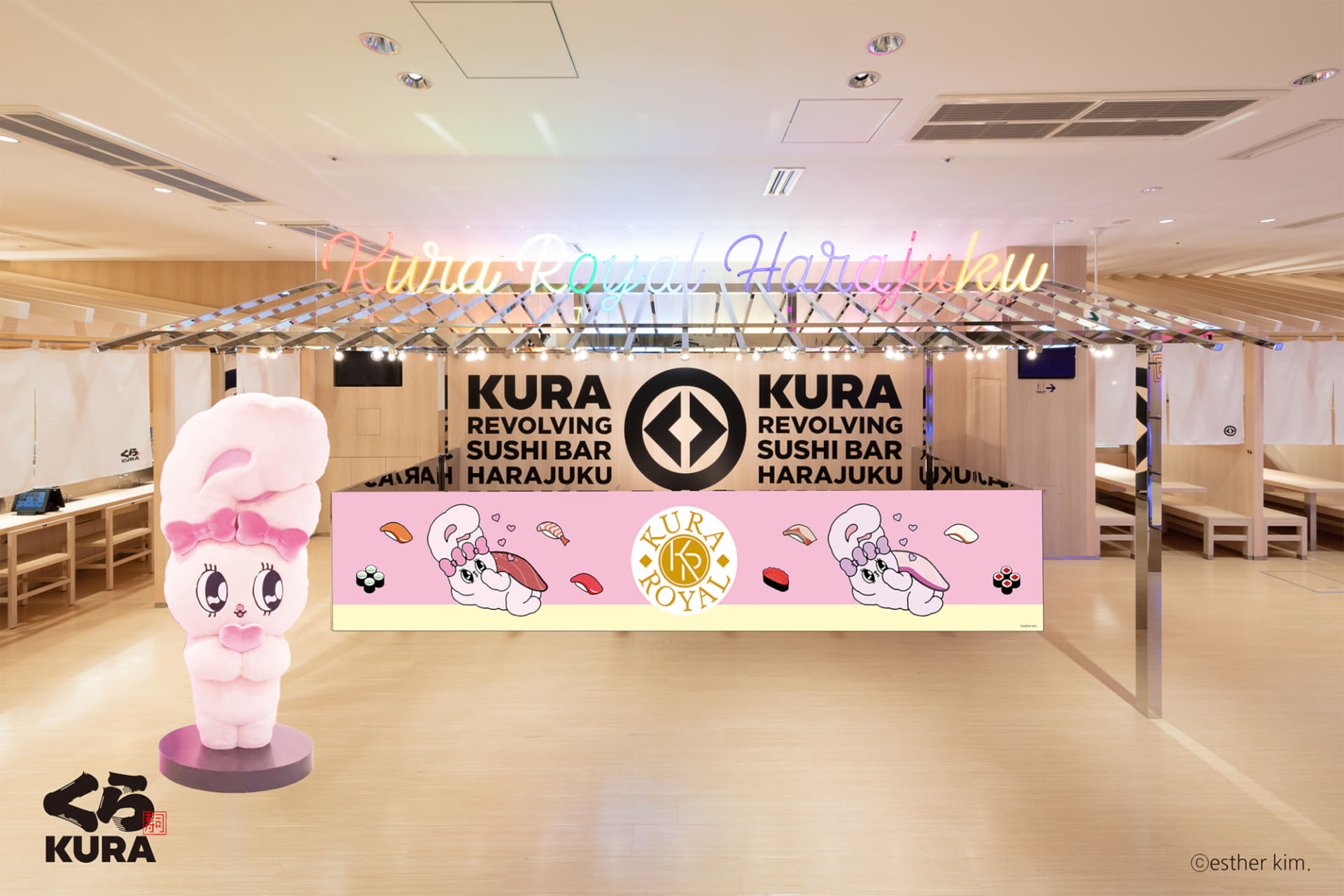 「グローバル旗艦店 原宿」限定 店内装飾