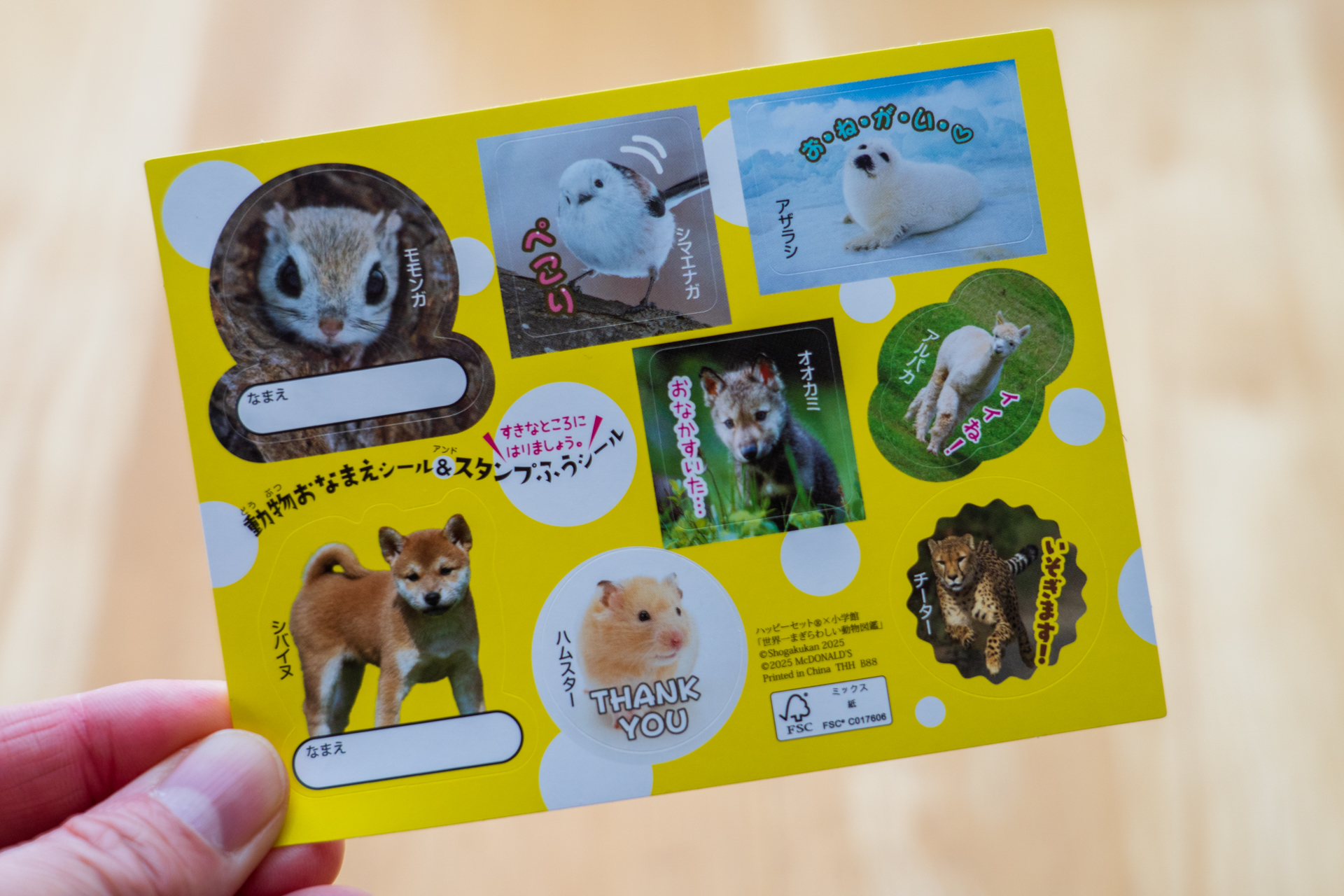 こちらもオリジナルシール付き