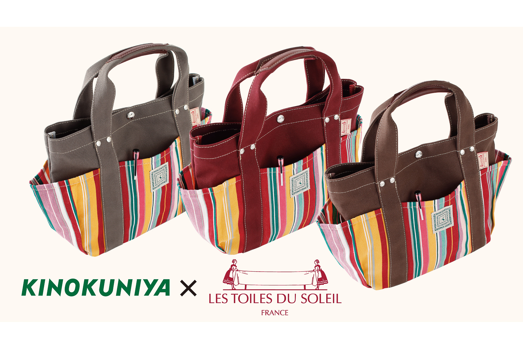 紀ノ国屋×レ・トワール・デュ・ソレイユ「4ポケットトートS」