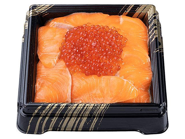 「いくらサーモンちらし」（1330円）