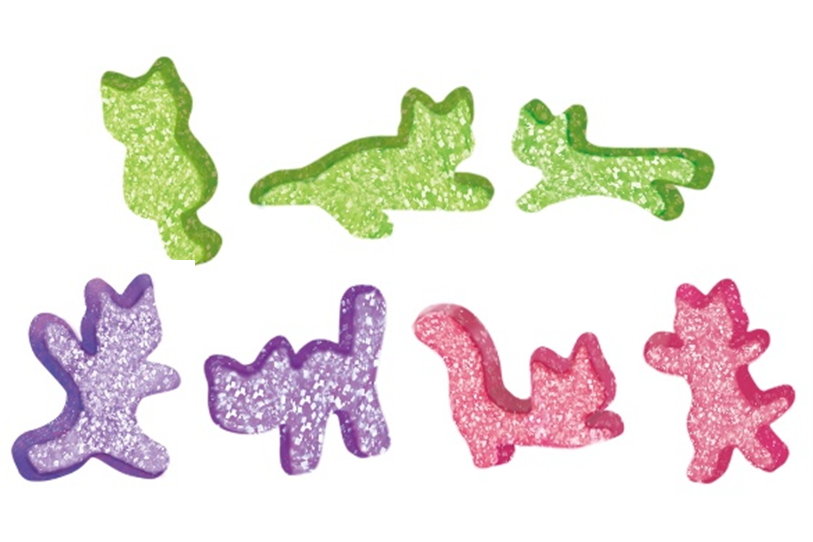 目にも楽しい7（ニャニャ）種の猫型グミ