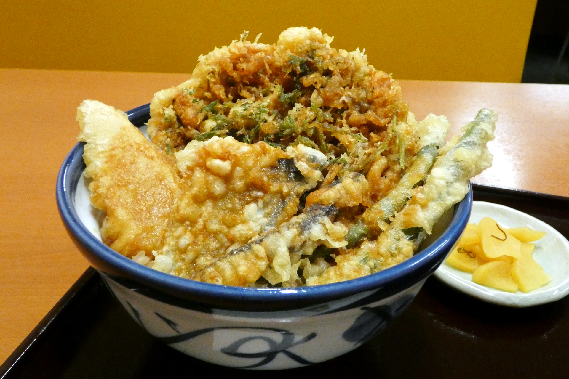 桜海老と鰆の天丼