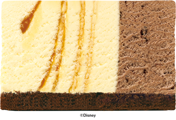 ベルはキャラメルリボン＋チョップドチョコレート（チョコレートスポンジ）