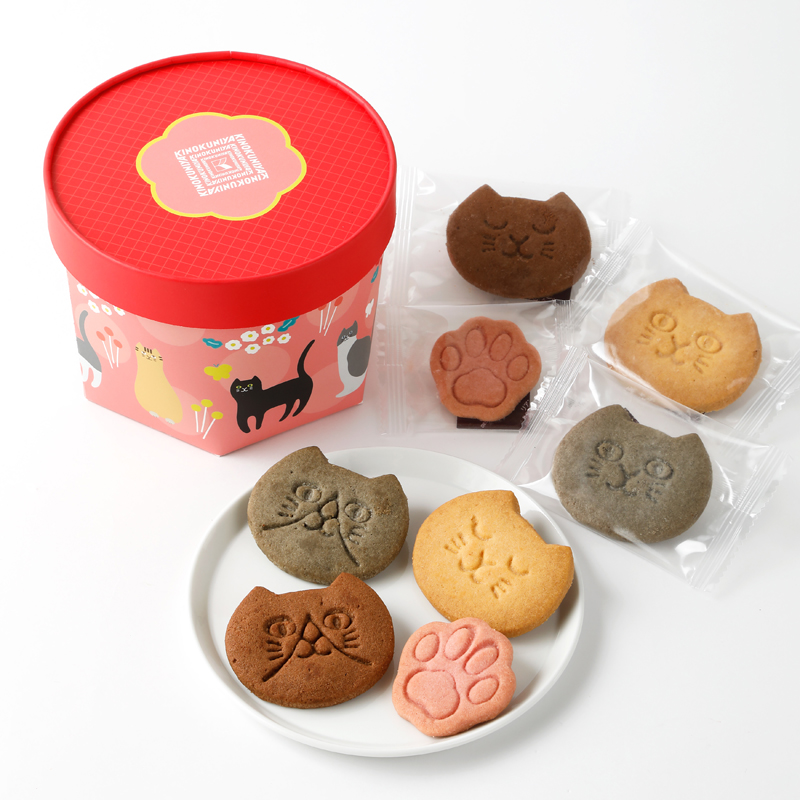 「紀ノ国屋 ねこクッキーアソート」（6枚入 572円/14枚入 1058円）