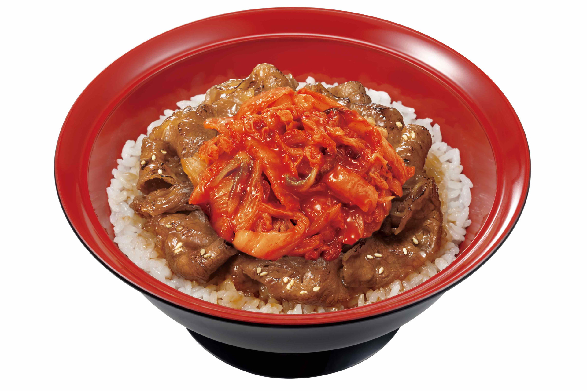 キムチ牛カルビ焼肉丼