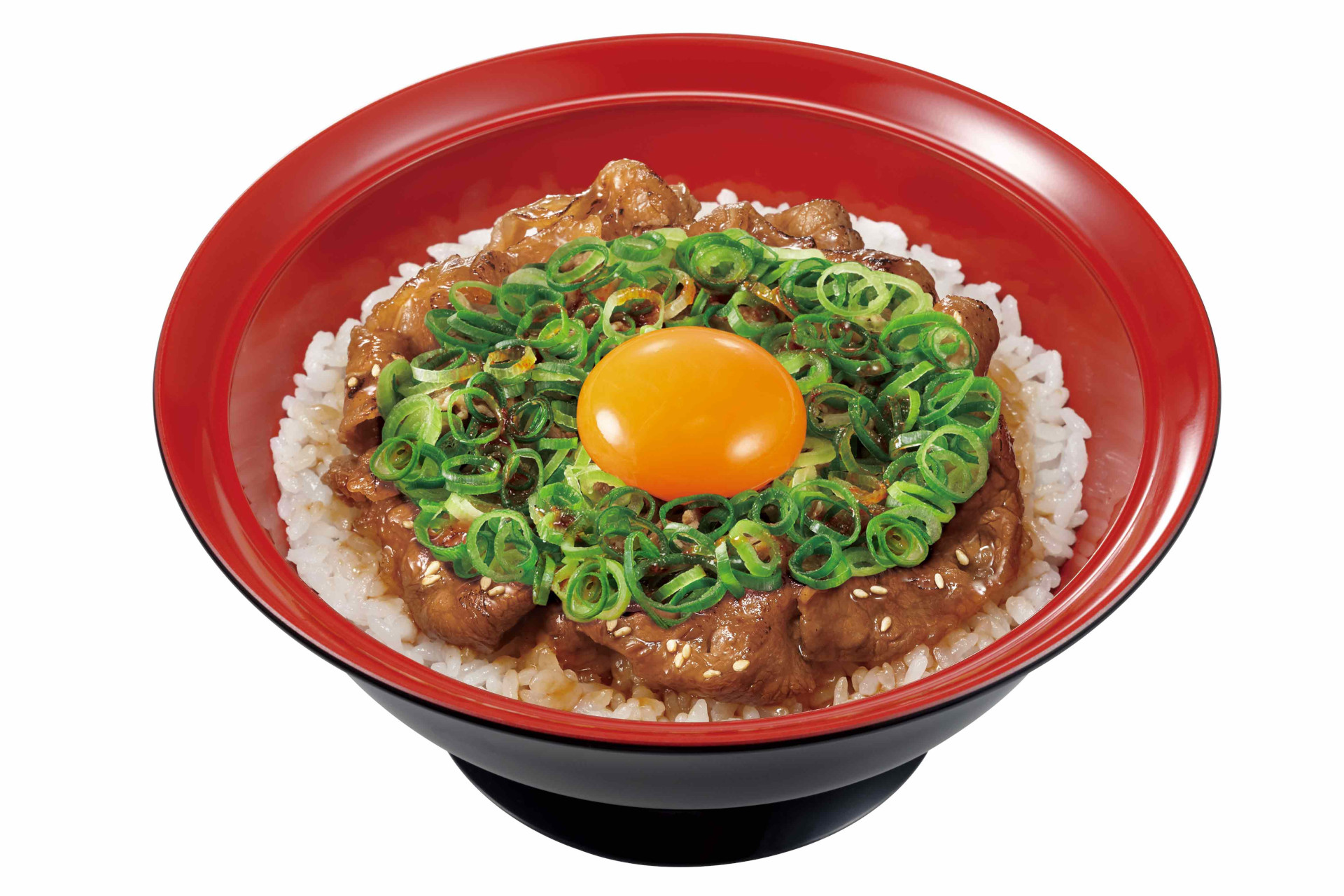 ねぎ玉牛カルビ焼肉丼