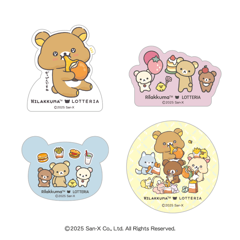 コラボ限定ステッカー（4種）