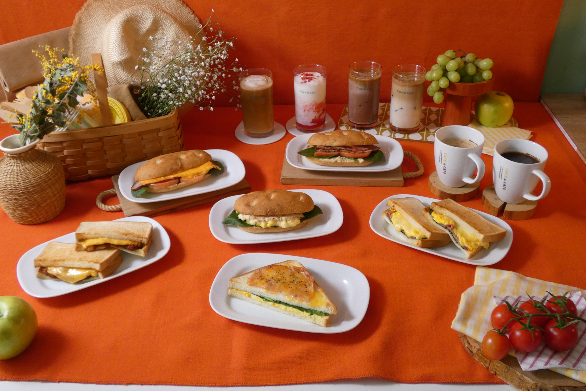 新たなドリンクメニューを提供するほか、モーニングメニューやホットサンドをリニューアル