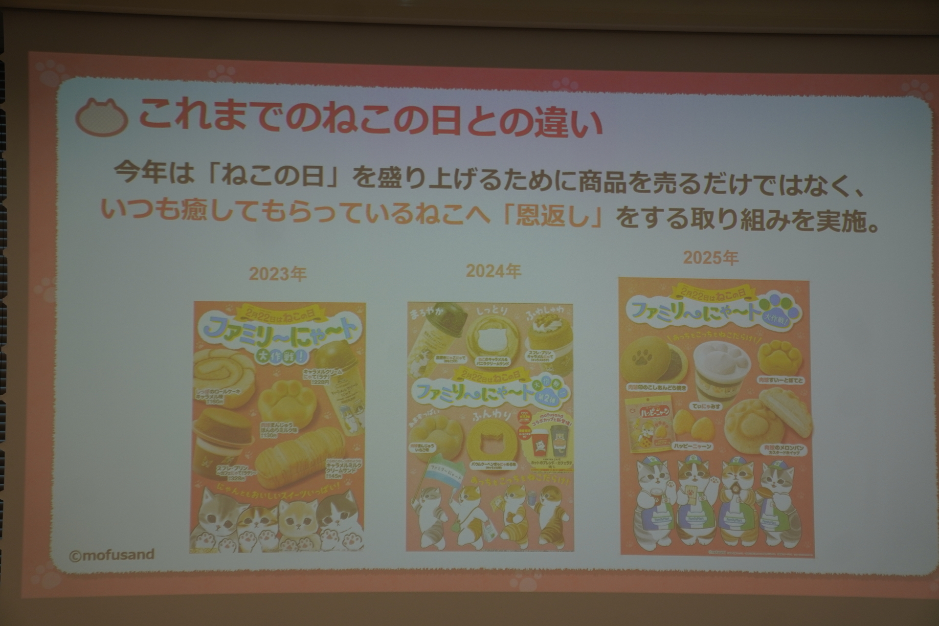 ねこの日はファミマで「ねこへ恩返し」