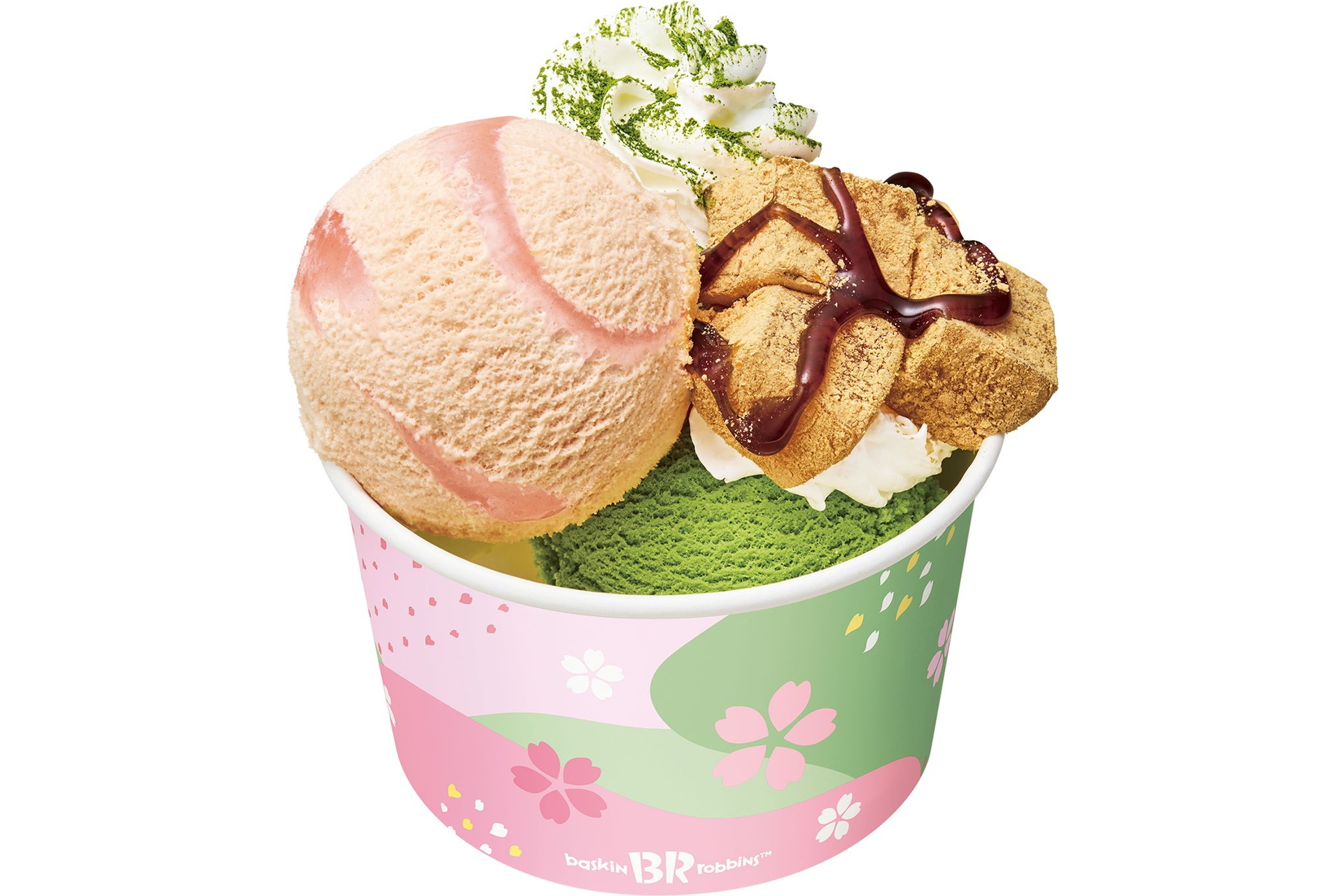 「本格わらびもちサンデー」。ワッフルコーンはイートイン限定