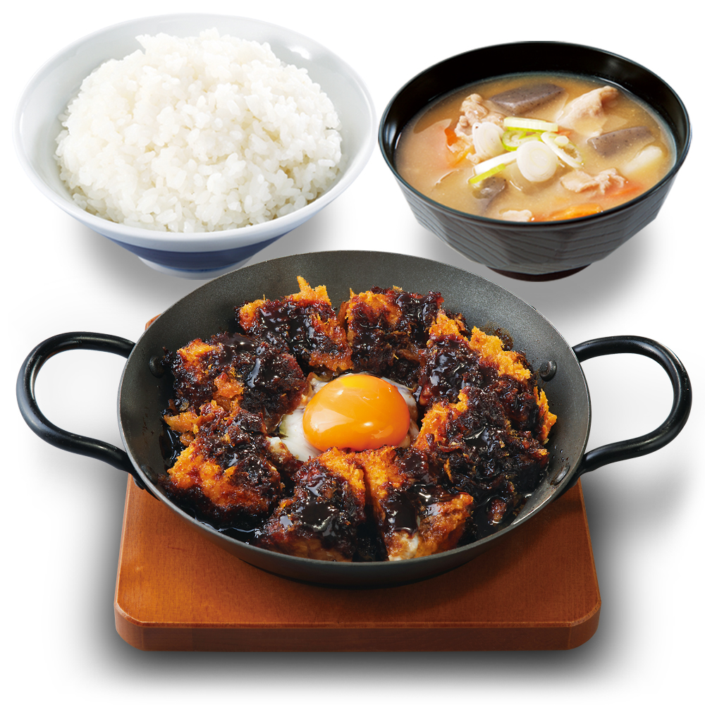 「黒味噌チキンカツ定食」（759円）
