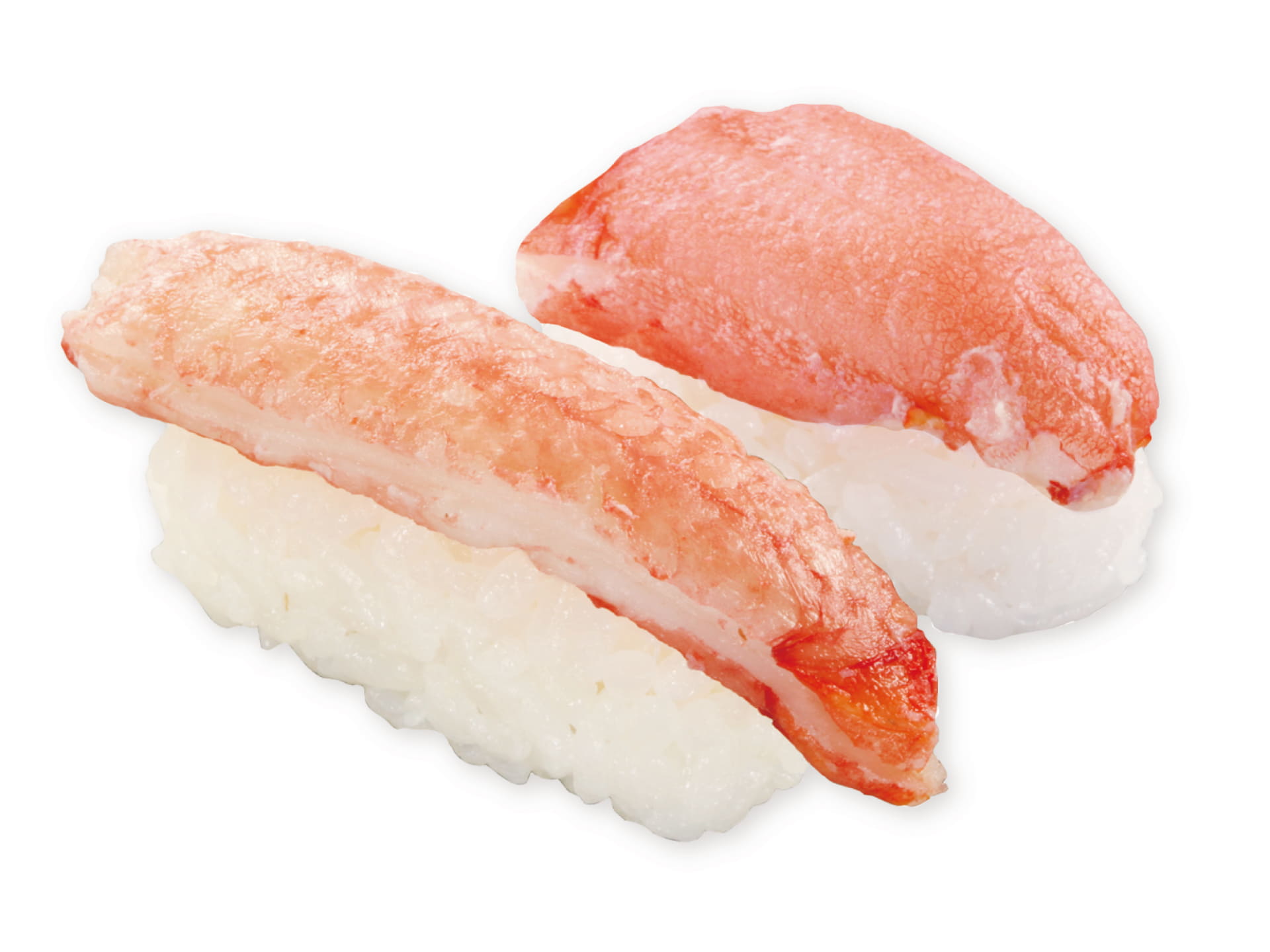 「丸ズワイガニ二種盛り」（350円）