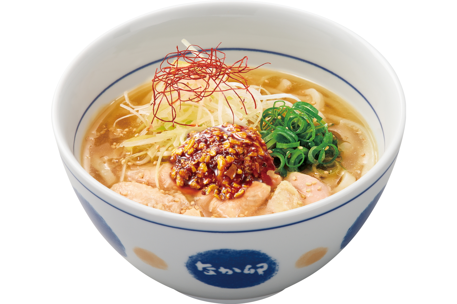 「食べラー白髪ねぎ鶏塩うどん」（780円～）