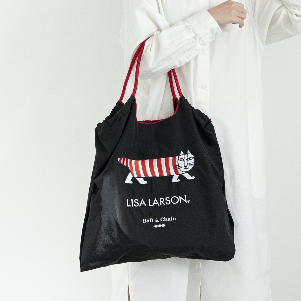 正規品　新品　LISA LARSON×ボールアンドチェーン　エコバッグ M Ball＆Chain/ボールアンドチェーン】LISA LARSON 「Mikey」(L
