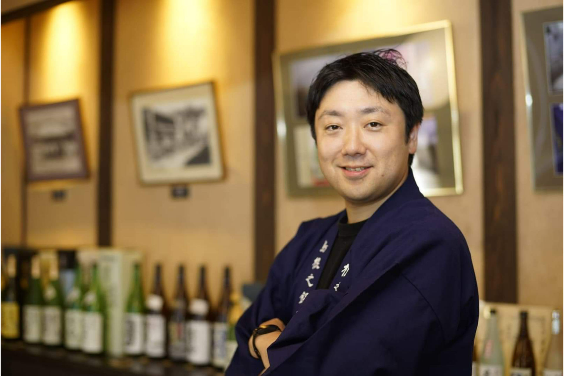 李白酒造 5代目蔵元 田中裕一郎氏