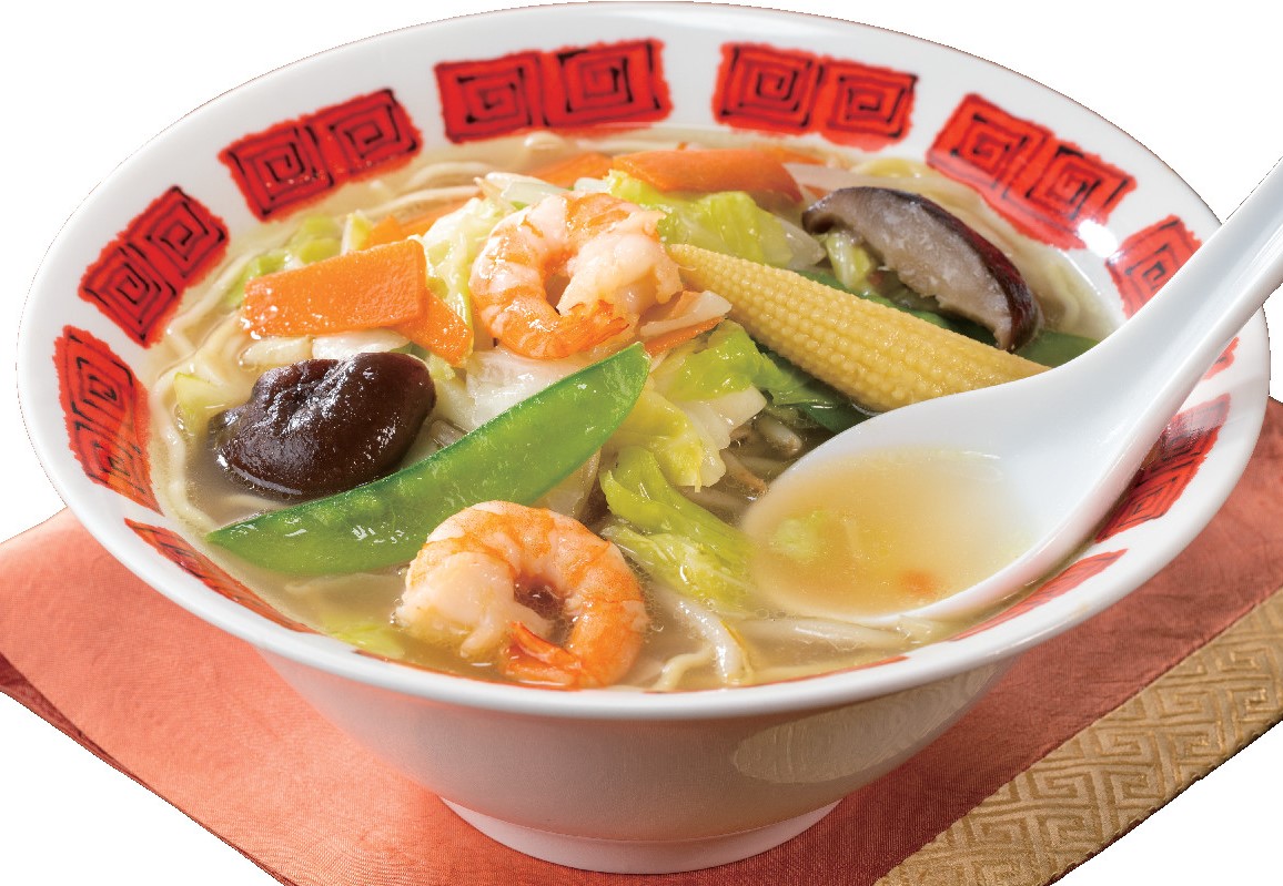「春の野菜たっぷり海老タンメン」（989円）