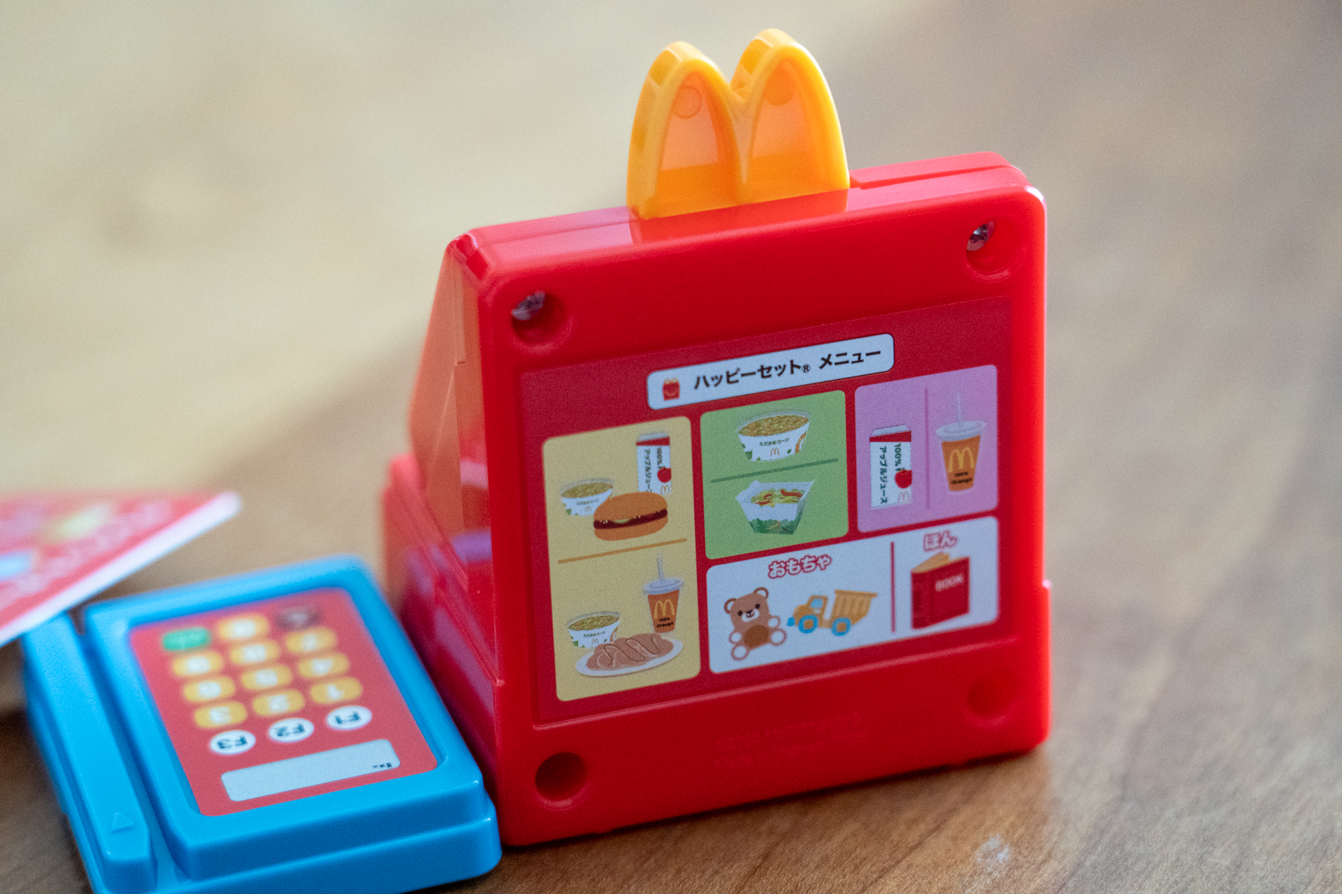 お客さん側にはメニュー表