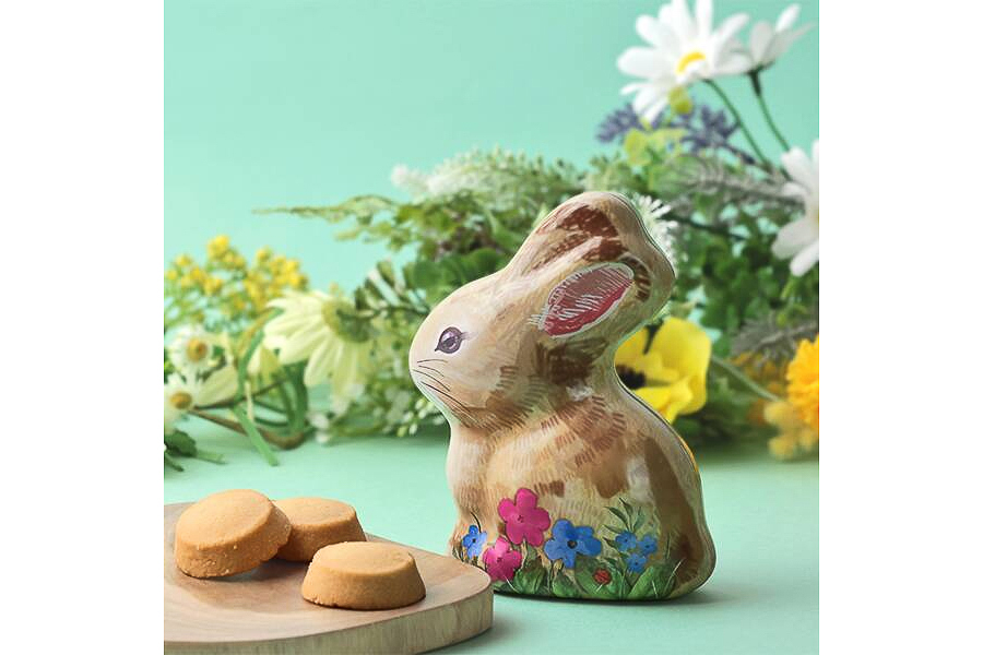 カルディコーヒーファーム「クッキー入りウサギ缶」