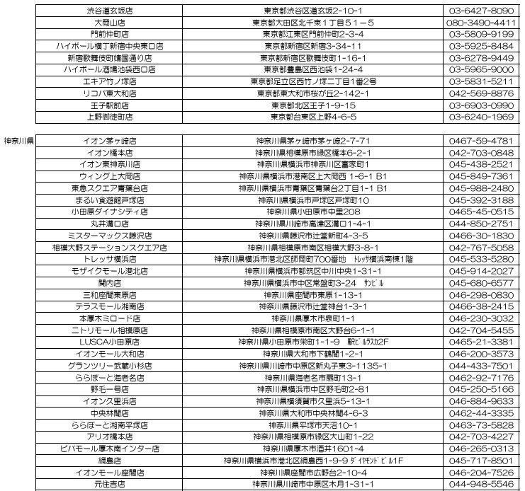 東京都/神奈川県