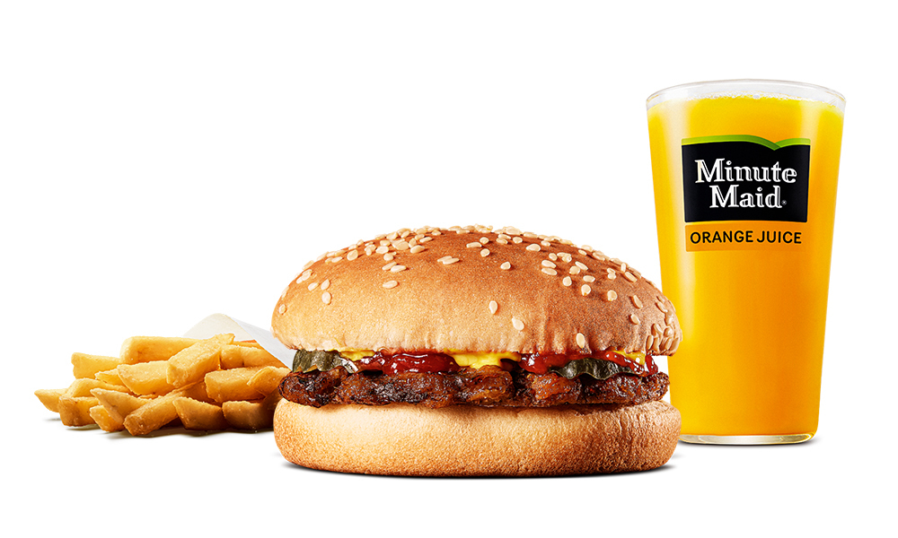 「ハンバーガー キッズセット」（410円）