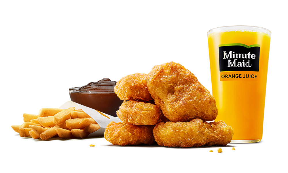 「チキンナゲット キッズセット」（460円）