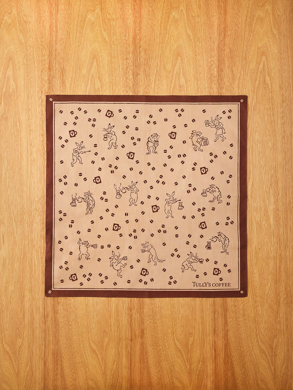 「タリーズFUROSHIKI 鳥獣戯画（珈琲の淹れ方）」（1280円）