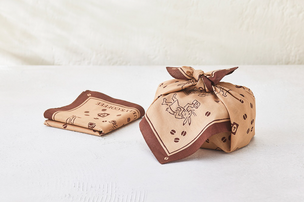 「タリーズFUROSHIKI 鳥獣戯画（珈琲の淹れ方）」（1280円）