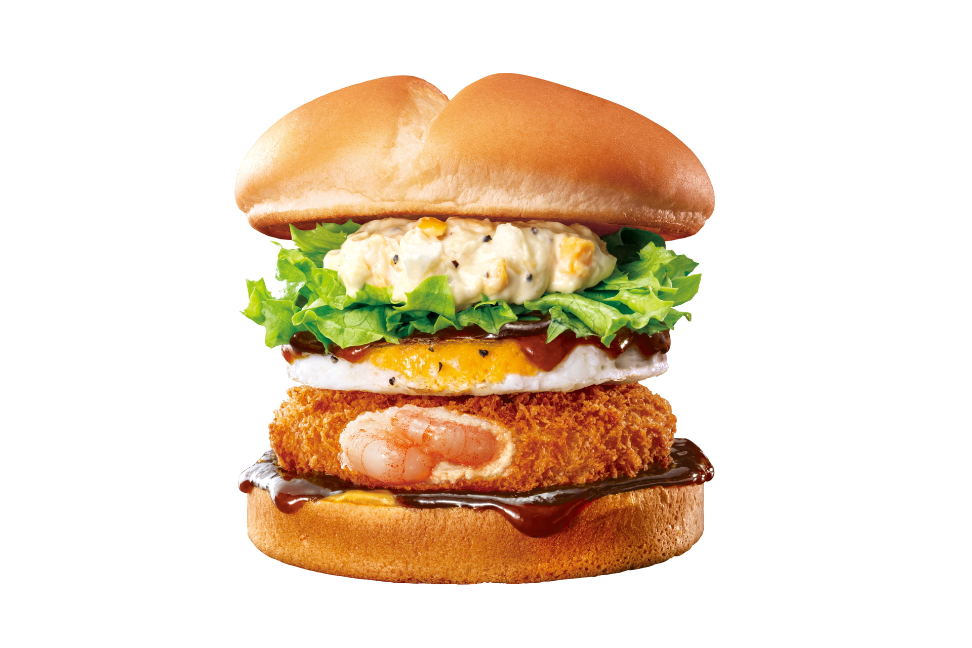 「たまてりエビバーガー」（540円）