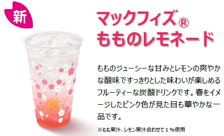 マックフィズ もものレモネード