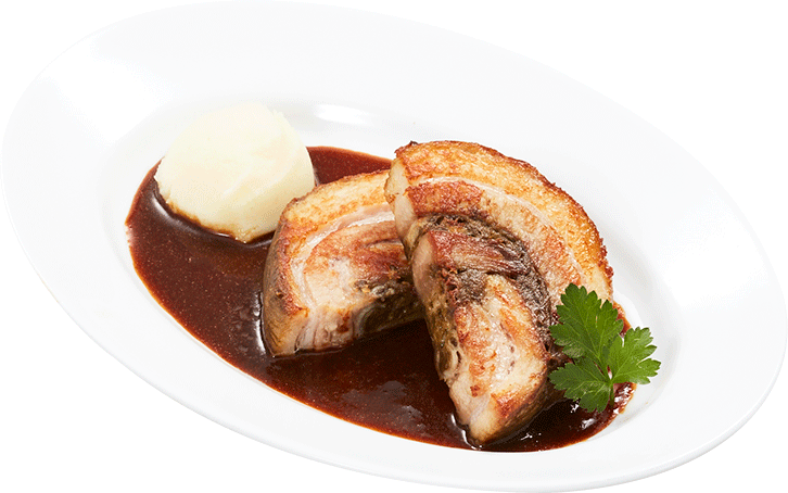 ローストポークのデミグラスソース～ポルケッタ～（759円）