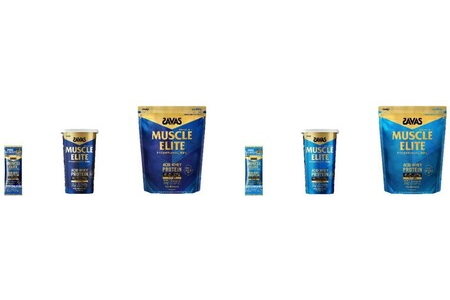 「ザバス マッスルエリート バニラ風味/ヨーグルト風味」（トライアルタイプ、280g、900g）