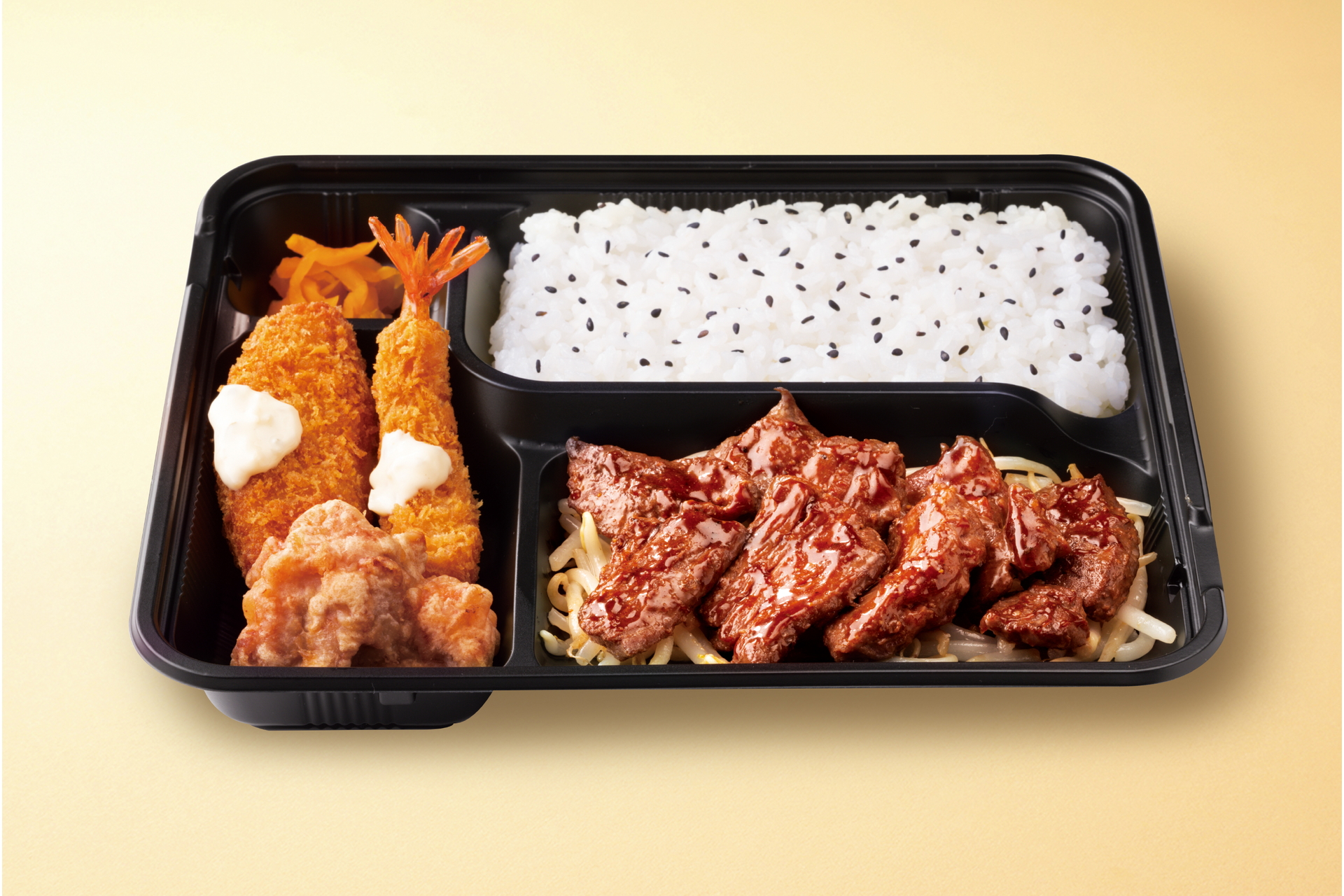 「Dx牛ハラミ焼肉弁当 にんにく醤油だれ」（1134円）