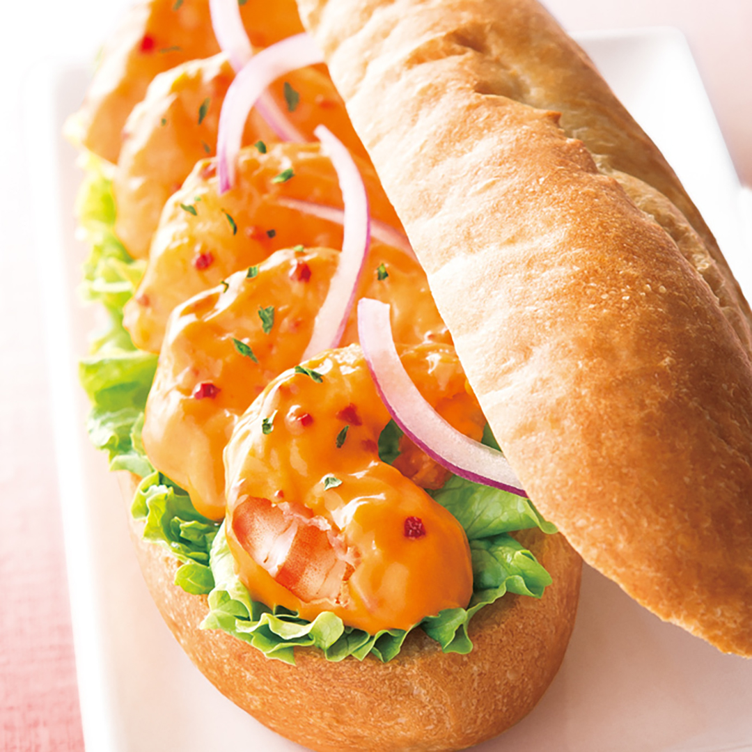 「ミラノサンド エビマヨ～特製オーロラソース仕立て～」（写真は当時のもの）