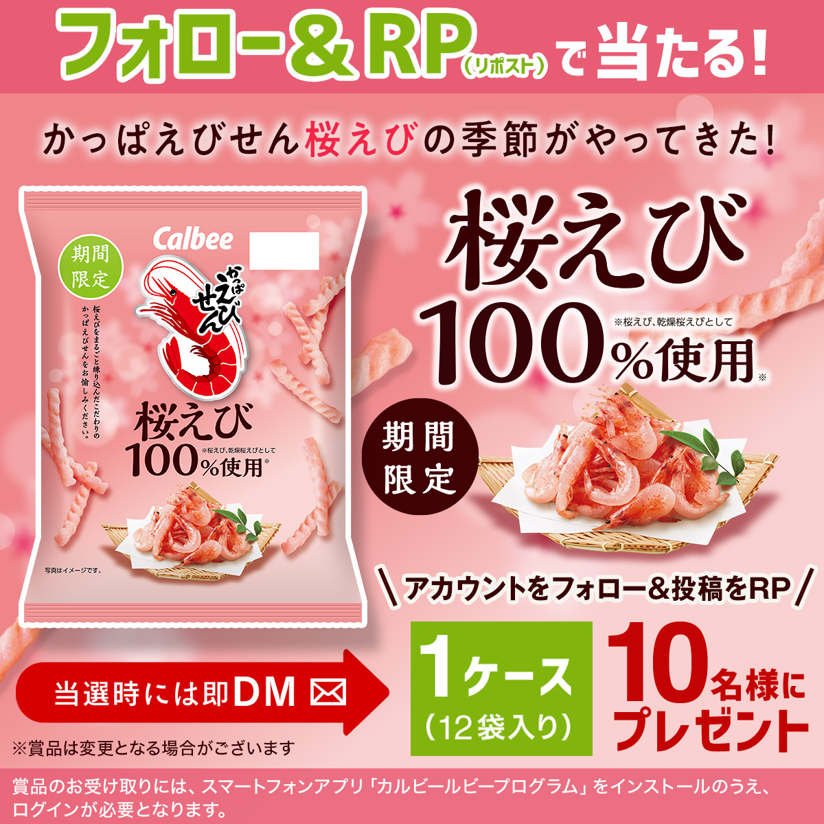 「かっぱえびせん 桜えび」発売記念キャンペーン