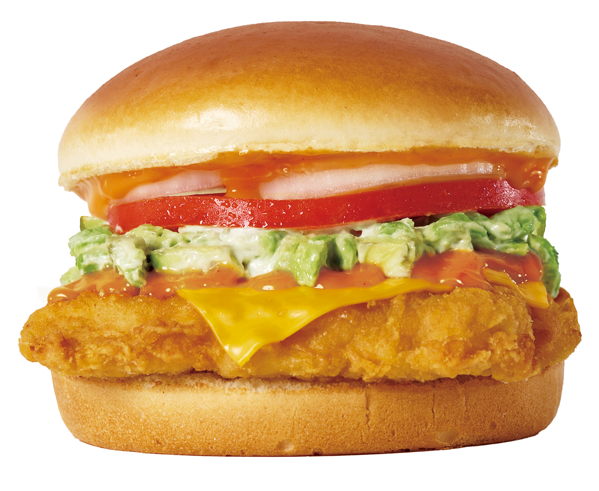 「カリフォルニアチキンフィレバーガー」（800円）