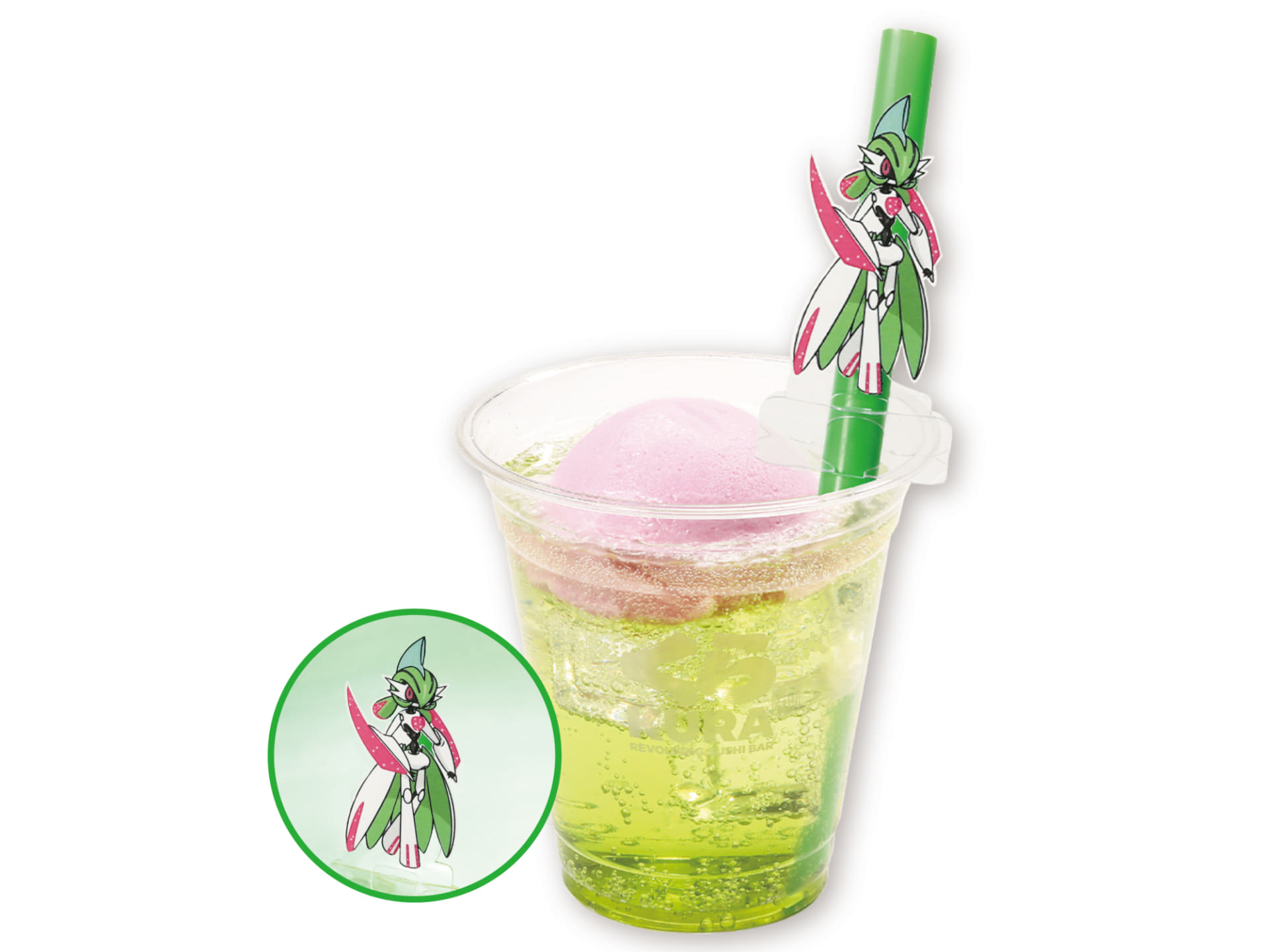 テツノブジンのピーチメロンソーダ（480円）