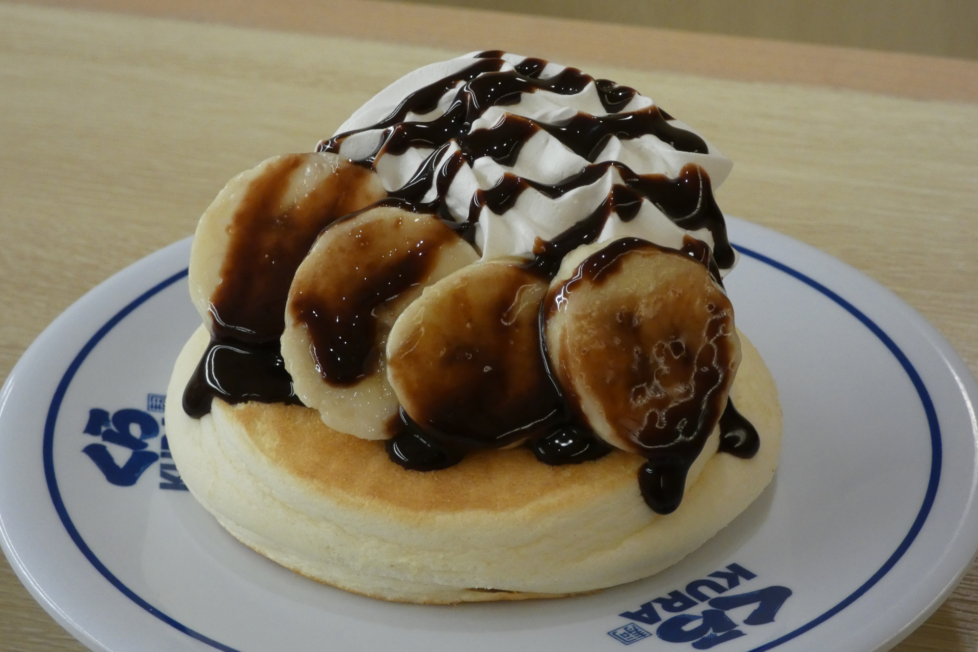 チョコバナナパンケーキ