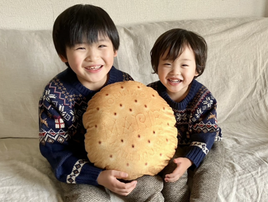 森永ビスケット「マリー」にそっくりなクッション