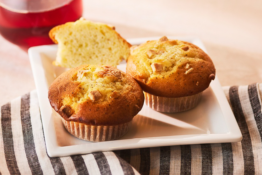 「ふわふわマフィン アールグレイ＆ホワイトチョコ」（355円）