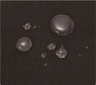 外側は撥水加工