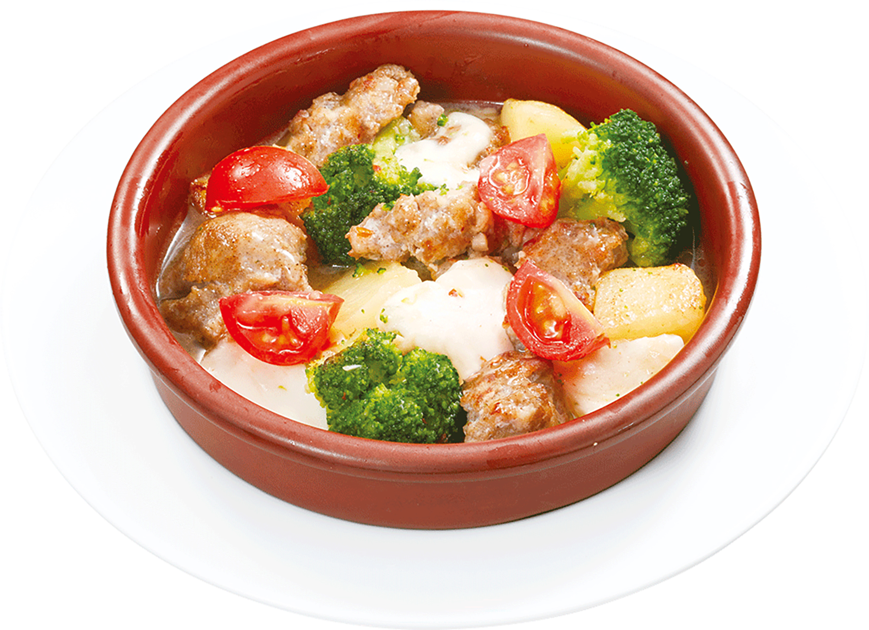 イタリアンソーセージと野菜のガーリックソテー（649円）