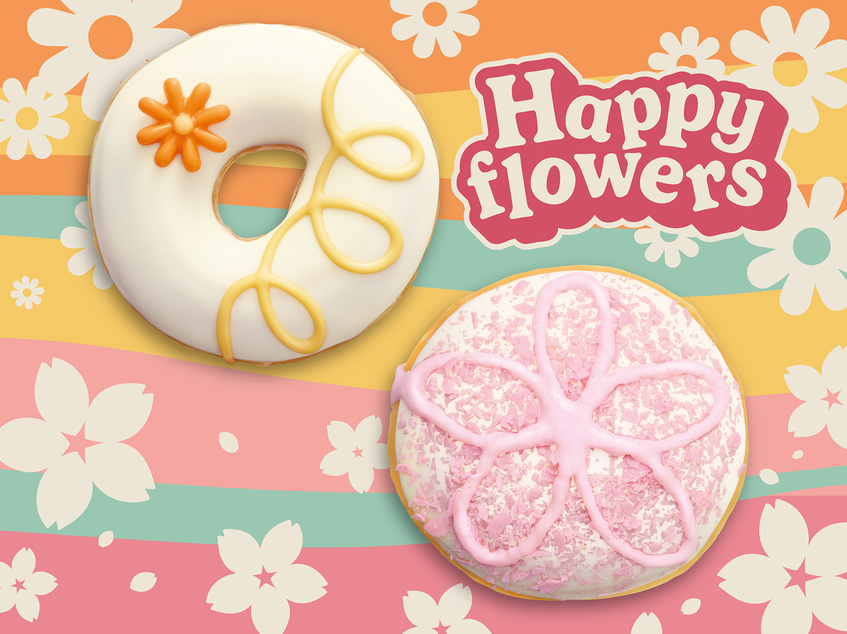 クリスピー・クリーム・ドーナツ「Happy flowers」