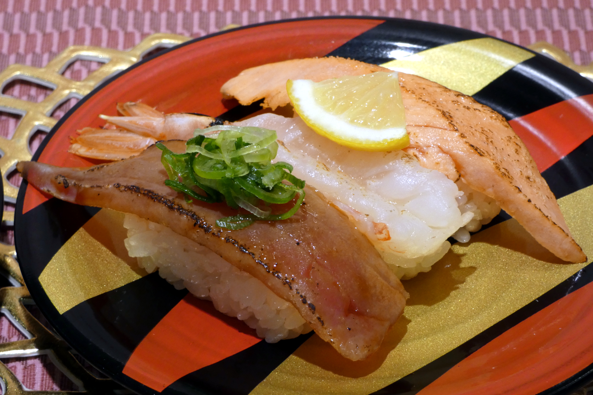 3種の直火炙り 食べ比べ