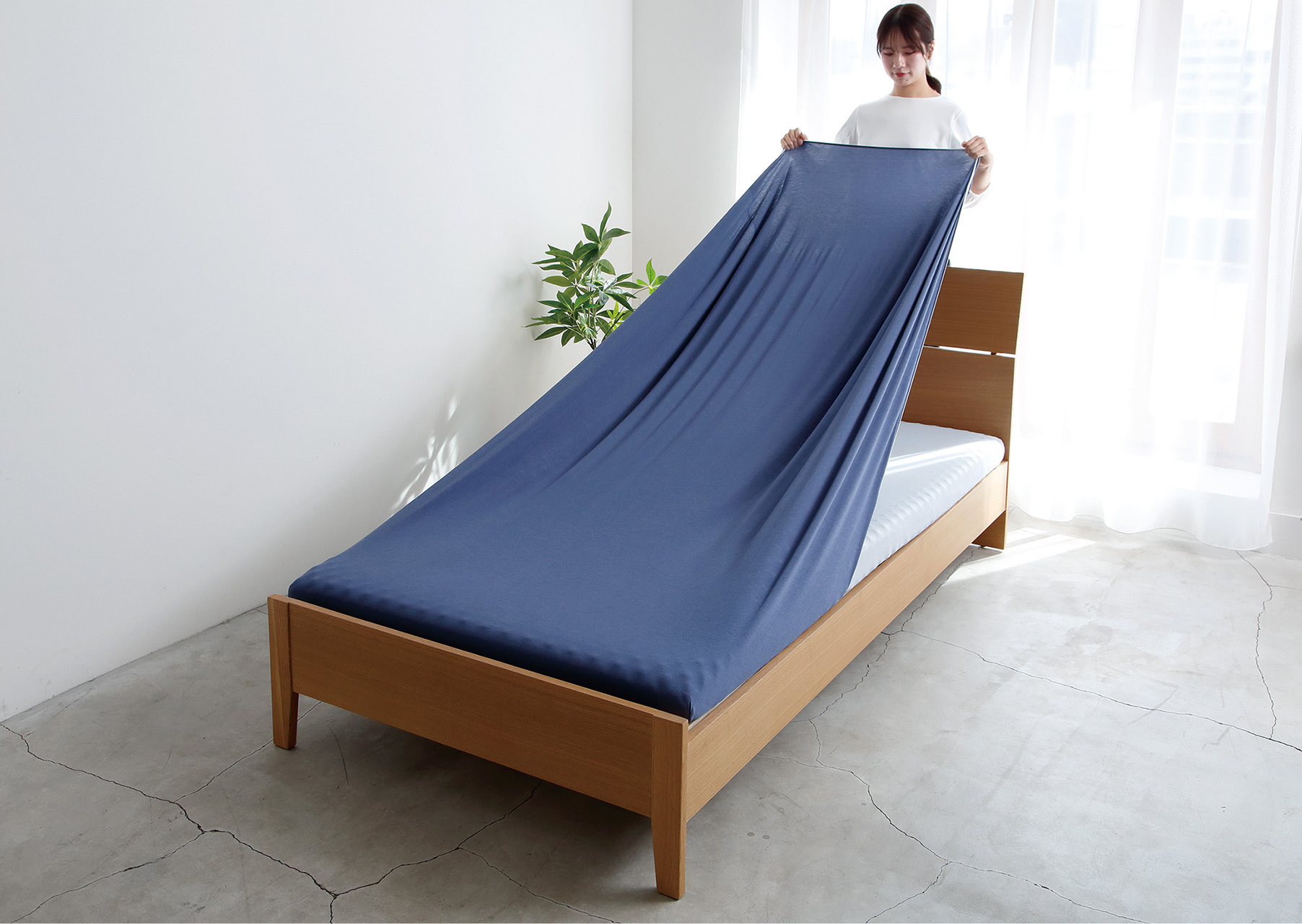 ホームコーディ ベッド用マットレス＋のびのびワンタッチシーツセット