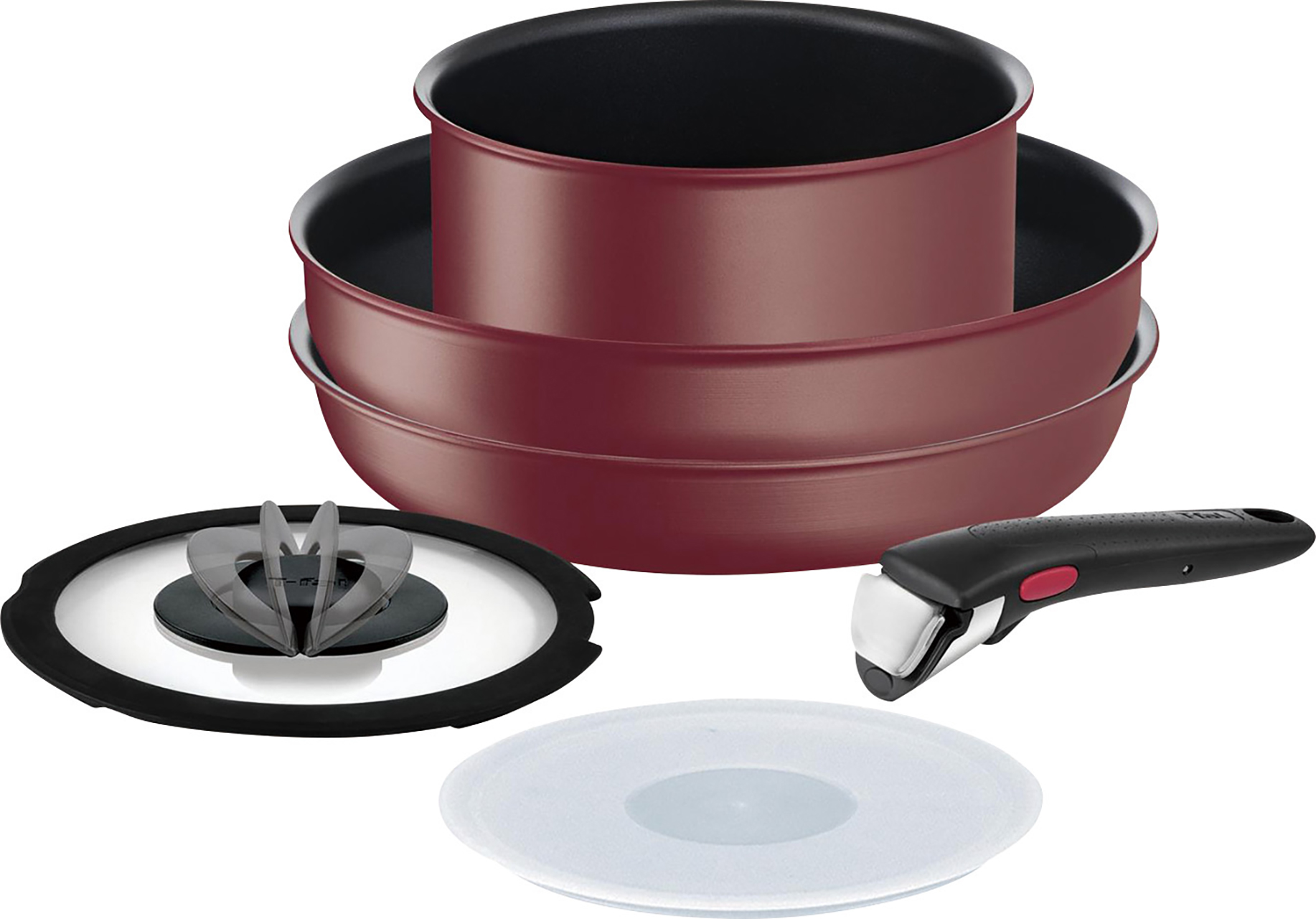 T-fal インジニオ・ネオ IHモーヴレッド・アンリミテッドセット6
