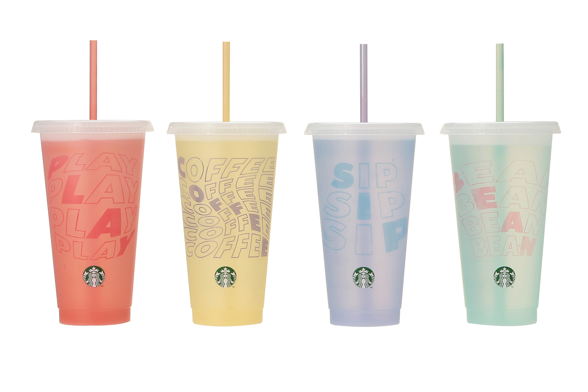 2025 ミステリーカラーチェンジング リユーザブルコールドカップ