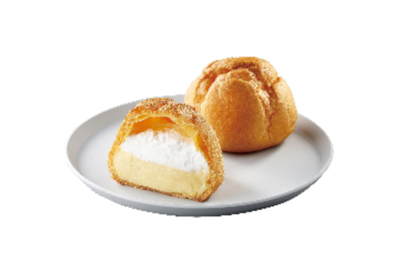 おいものクリーム＆ホイップシュー（とみつ金時芋あん使用）