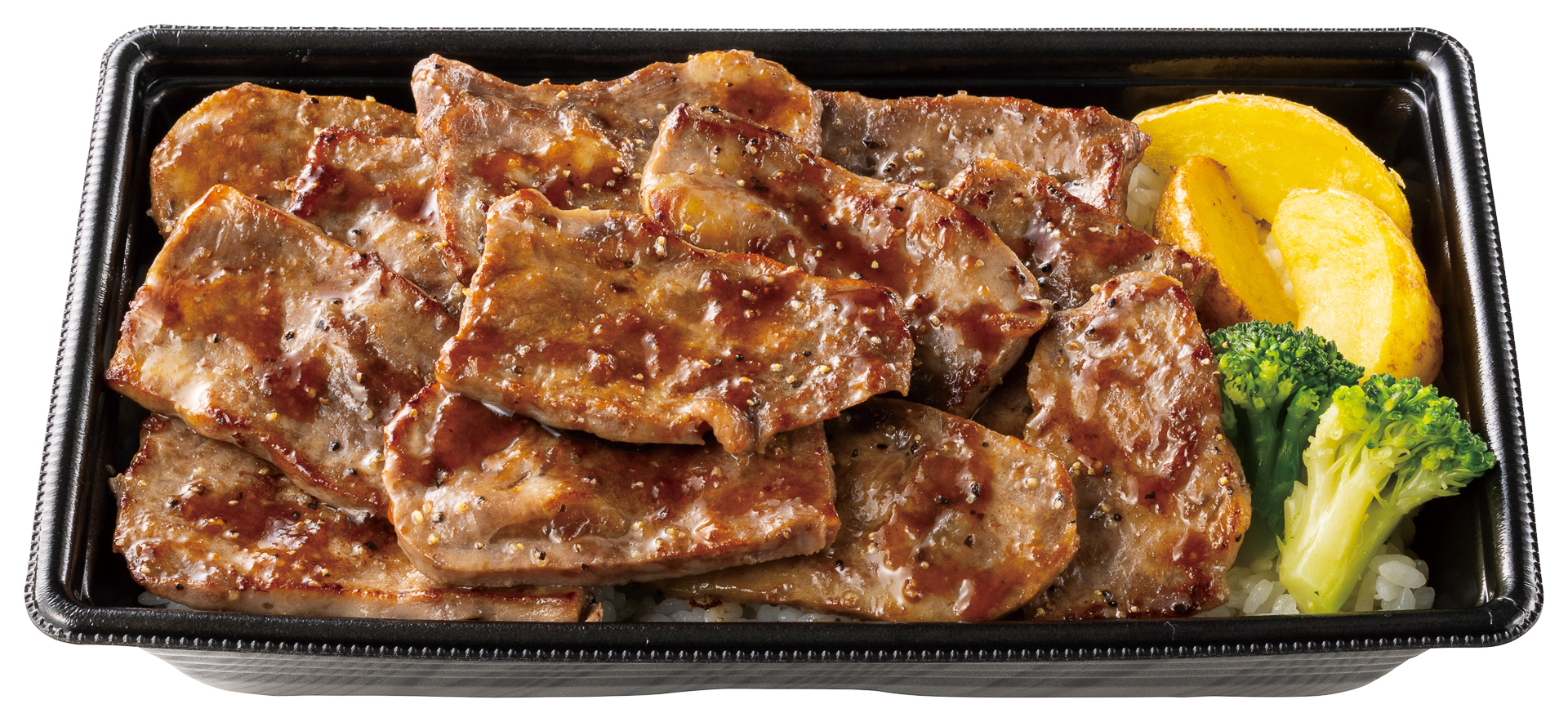 ほっともっと「Wビーフカットステーキ重（肉2倍）」（1500円）